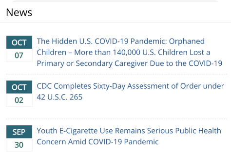 Press release section.